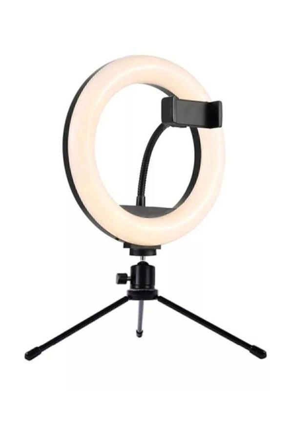 Ovleng 8'' Youtuber Makyaj Led Halka Işık Kuaför,Make Up Ring Light Tripod Ayak. - Image 1