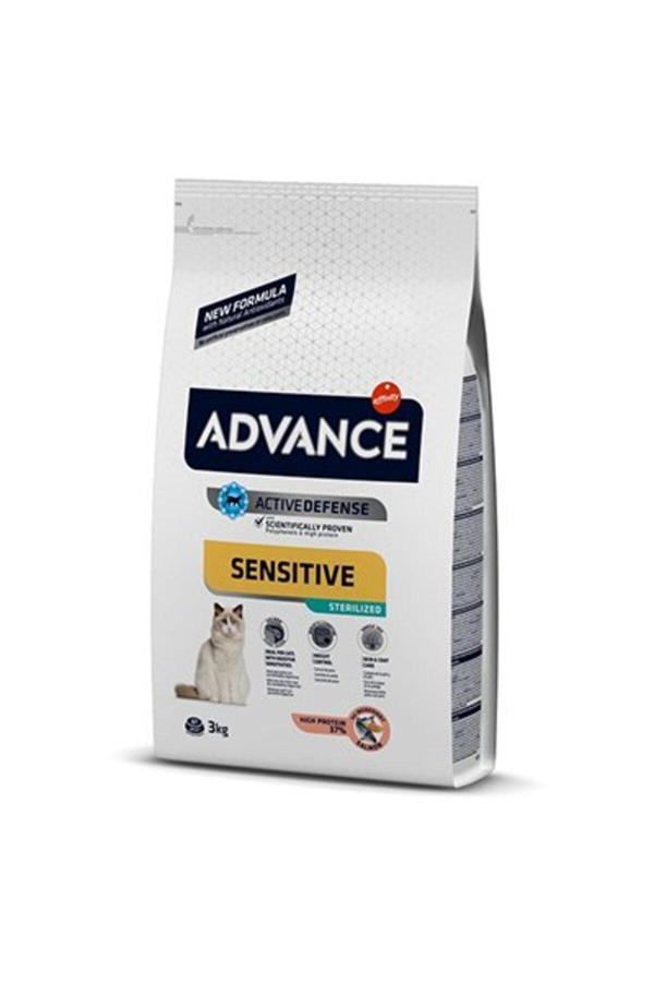 Sensitive Somonlu Kısırlaştırılmış Hassas Kedi Maması 3 Kg - Image 1