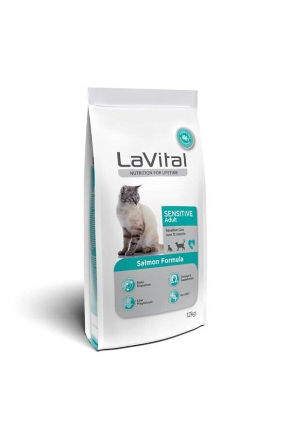 Lavital Sensitive Somonlu Yetişkin Kedi Maması 12 Kg - Image 1