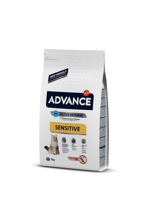 Sensitive Somonlu Yetişkin Hassas Kedi Maması 3 Kg - Image 1