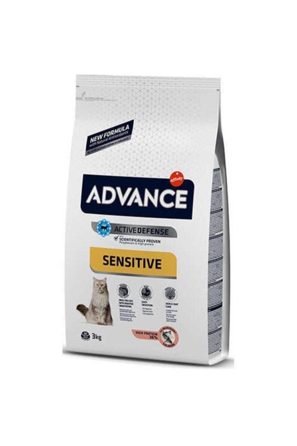 Sensitive Somonlu Yetişkin Kedi Maması 3 Kg - Image 1