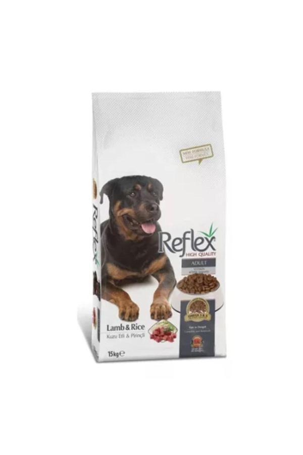 Reflex Kuzu Etli ve Pirinçli Yetişkin Köpek Maması 15 kg - Image 1