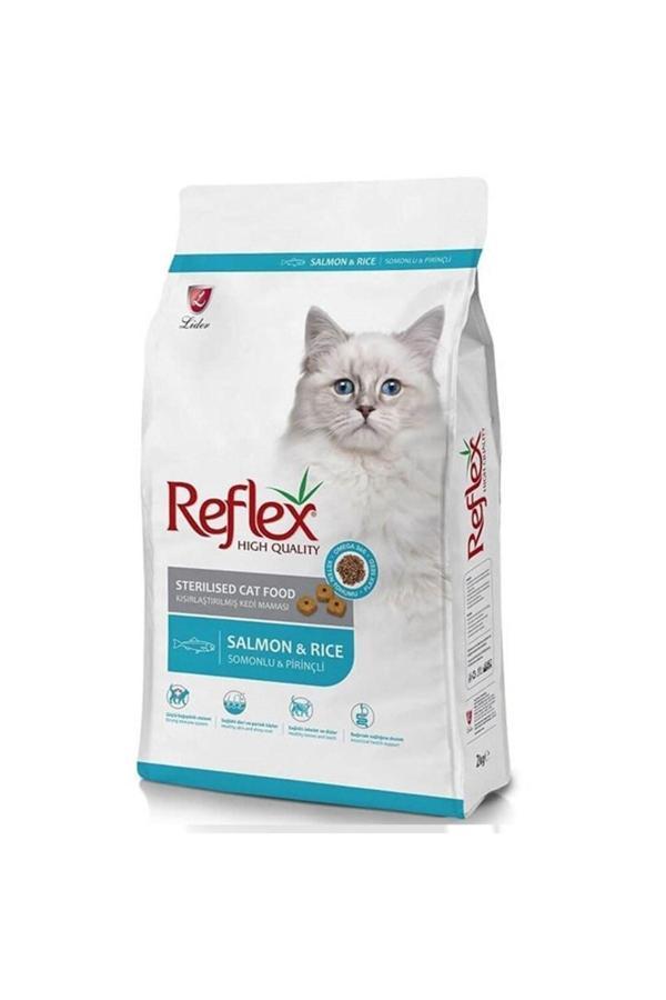Reflex Sterilised Somonlu Pirinçli Kısırlaştırılmış Yetişkin Kedi Maması 15 kg - Image 1