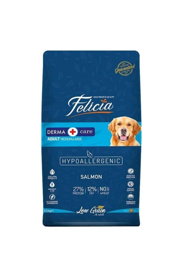 Somon Balıklı Düşük Tahıllı Hipoalerjenik Yetişkin Köpek Maması 15 Kg - Image 1
