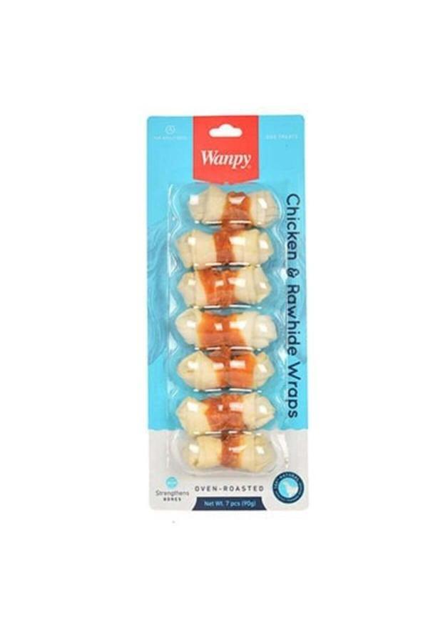 Burgu Tavuk Sargılı Köpek Ödül Kemiği 90 gr - Image 1