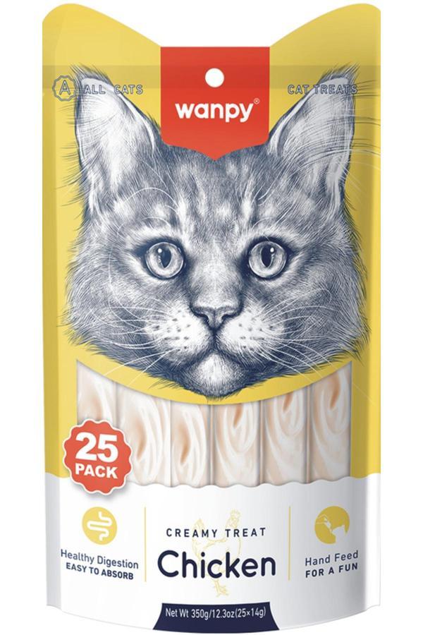 kedi ödül tavuklu sıvı kedi ödül maması 14 gram x 25 Adet - Image 1