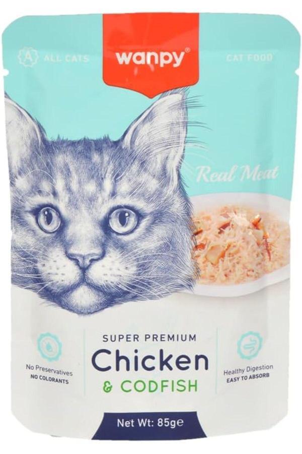 Pouch Tavuklu & Deniz Taraklı Yaş Kedi Maması (85GR X 12 ADET) - Image 1