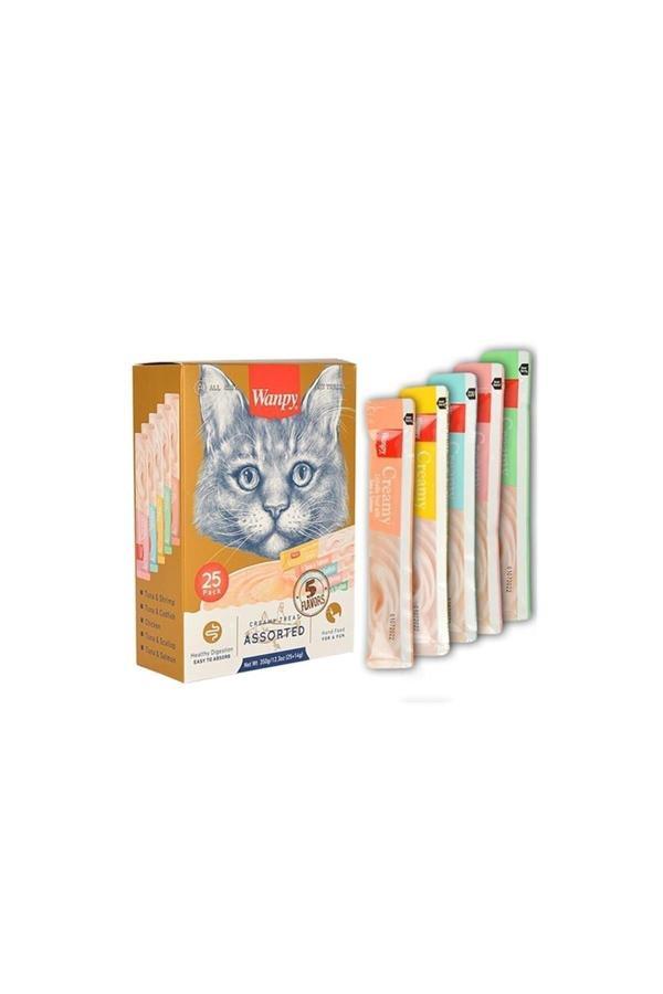 Pp531 Karışık Krema Kedi Ödülü 25x14 gr - Image 1