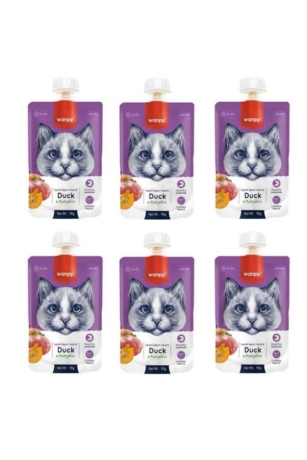 Taze Ördekli & Balkabaklı Kedi Et Ezmesi 90 Gr. X 6 Adet - Image 1
