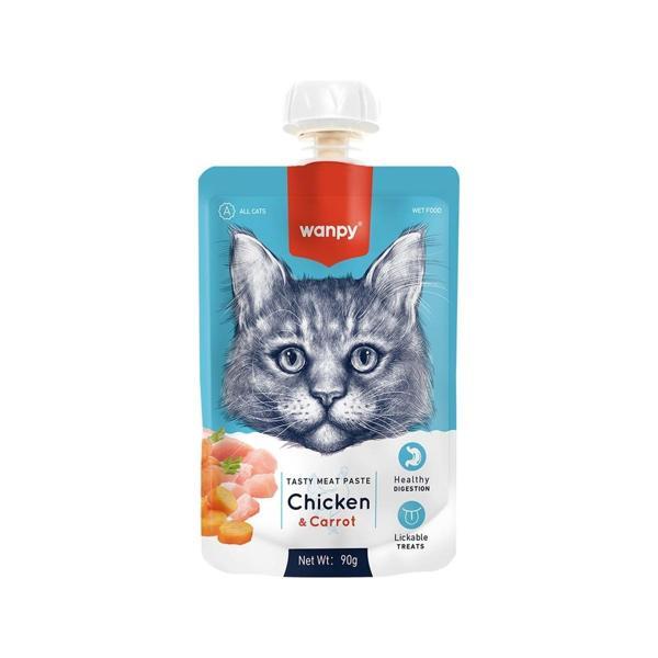 Taze Tavuklu&havuçlu Kedi Et Ezmesi 90 gr 4 Adet - Image 1