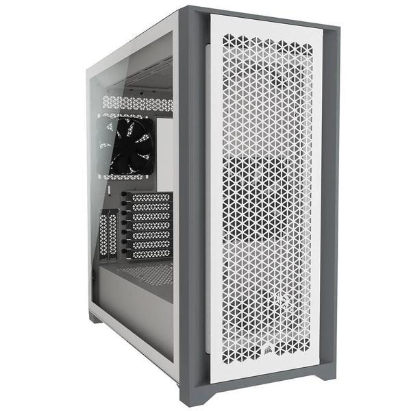 CORSAIR 5000D AIRFLOW Temperli Cam 120mm Fanlı Mid-Tower Beyaz Kasa - Image 1