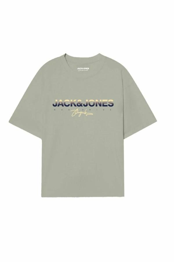 Jack&Jones Canggu Logo Regular Fit Erkek Tişört 12281809 - Image 1