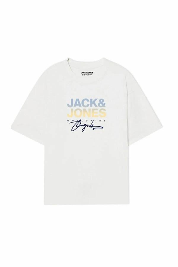 Jack&Jones Canggu Logo Regular Fit Erkek Tişört 12281809 - Image 1