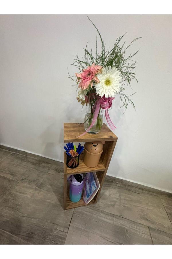 bshgülbaymobilya Yan Sehpa Mini Kitaplık Sehpa - Image 1