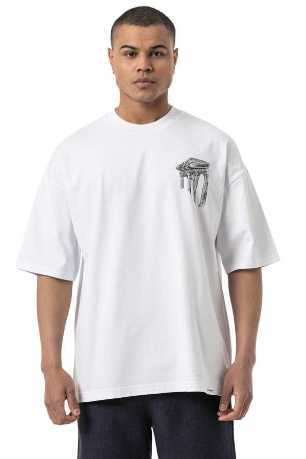 Rugatchi Veni-Vidi-Vici Baskılı Oversize T-Shirt - Image 1