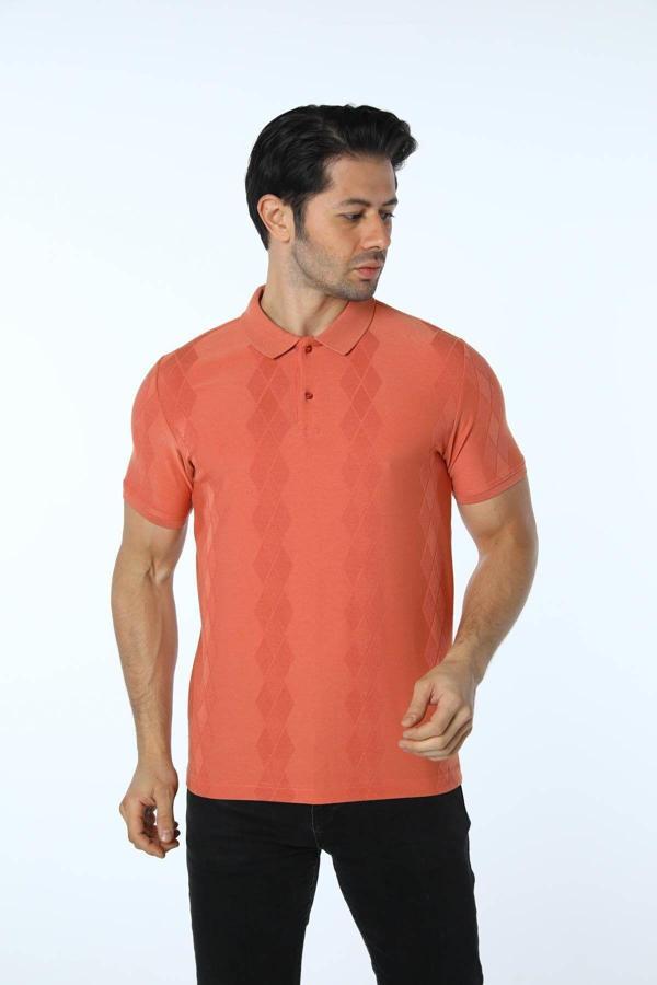 Rugatchi Jakarlı Polo Yaka T-Shirt - Image 1