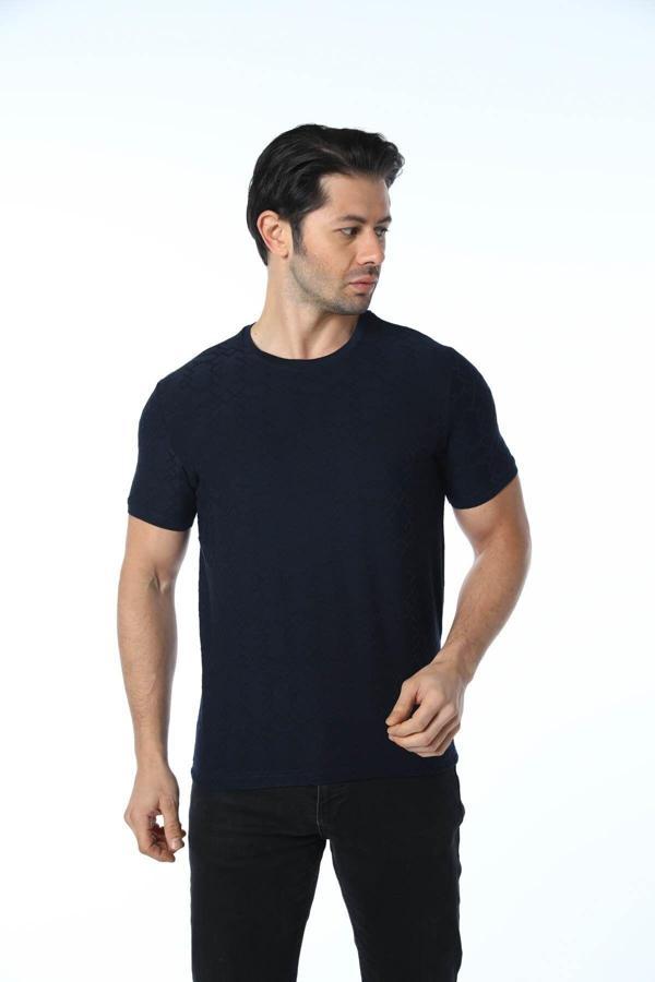 Rugatchi Jakarlı Bisiklet Yaka T-Shirt - Image 1