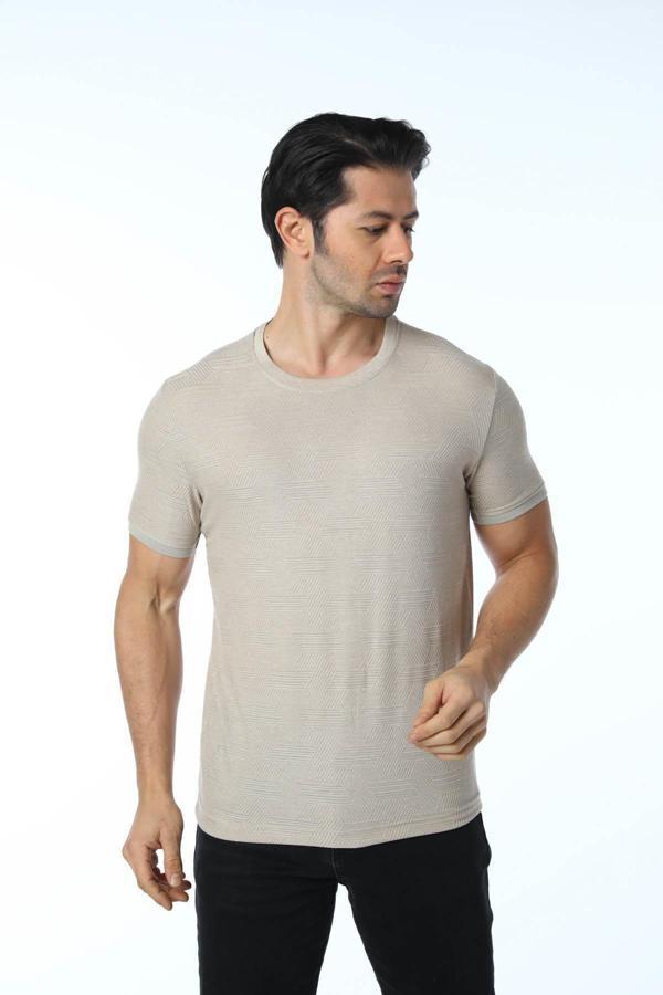 Rugatchi Jakarlı Bisiklet Yaka T-Shirt - Image 1
