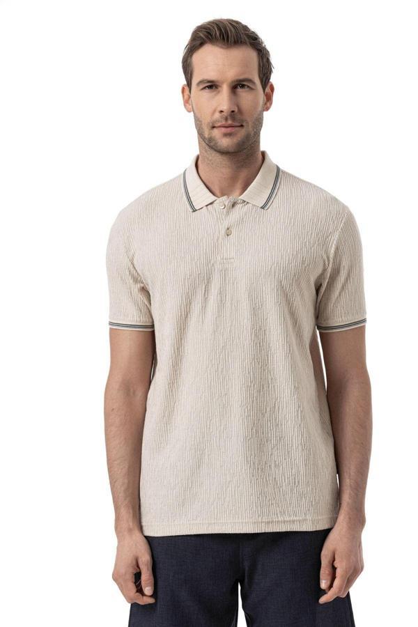 Rugatchi Jakarlı Polo Yaka T-Shirt - Image 1