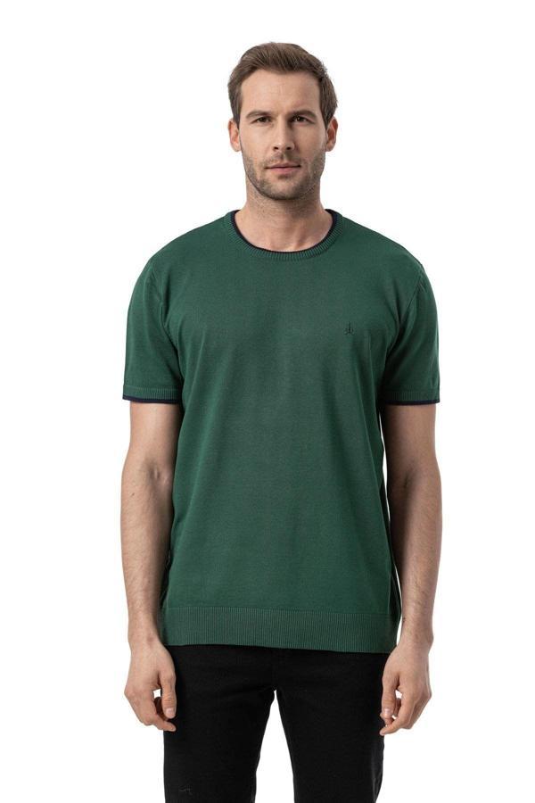 Rugatchi Bisiklet Yaka Triko T-Shirt - Image 1