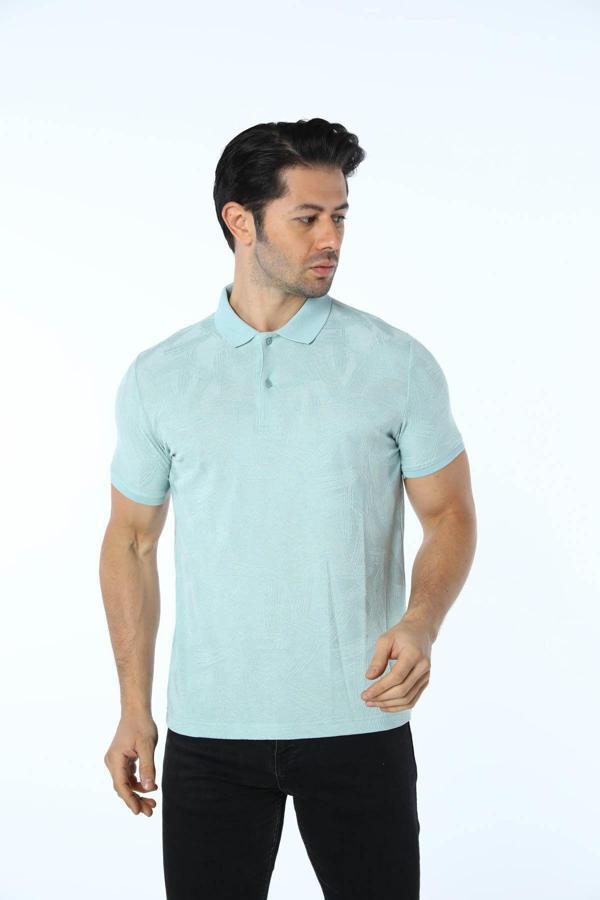 Rugatchi Jakarlı Polo Yaka T-Shirt - Image 1