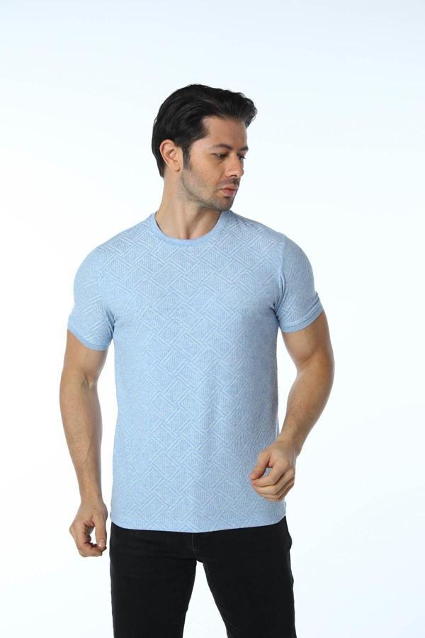 Rugatchi Jakarlı Bisiklet Yaka T-Shirt - Image 1