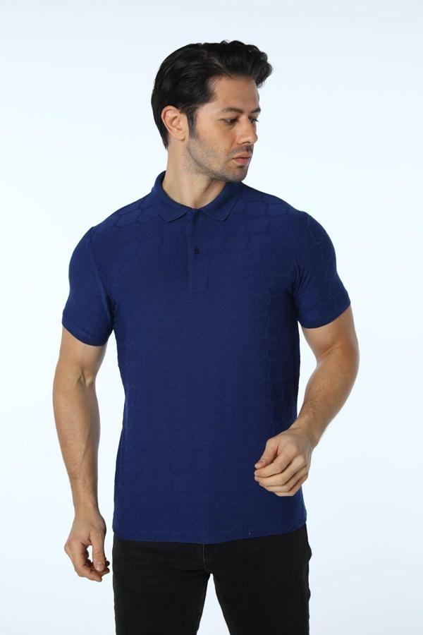 Rugatchi Jakarlı Polo Yaka T-Shirt - Image 1