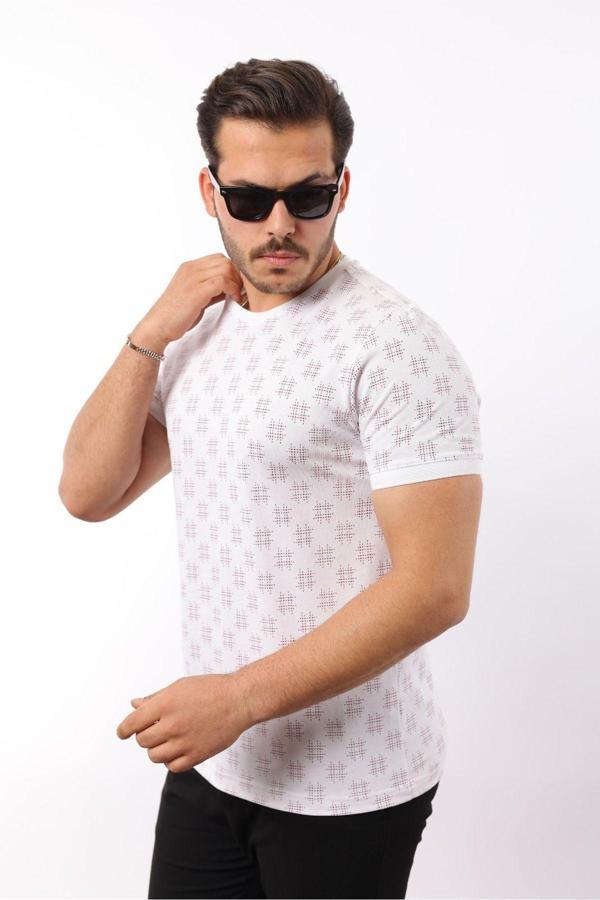 Rugatchi Baskılı Pike Bisiklet Yaka T-Shirt - Image 1