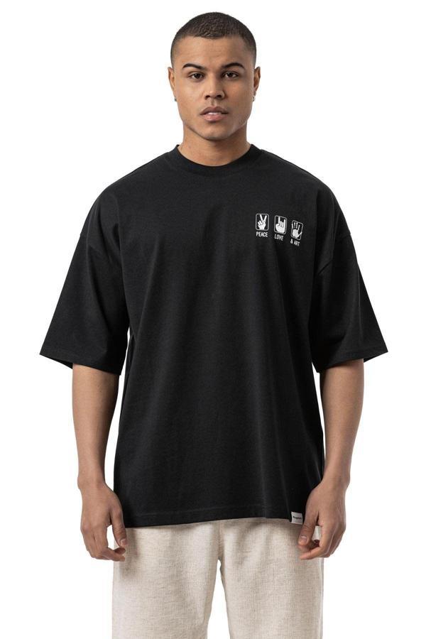 Rugatchi Confısuon Baskılı Oversize T-Shirt - Image 1