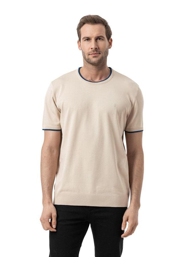 Rugatchi Bisiklet Yaka Triko T-Shirt - Image 1