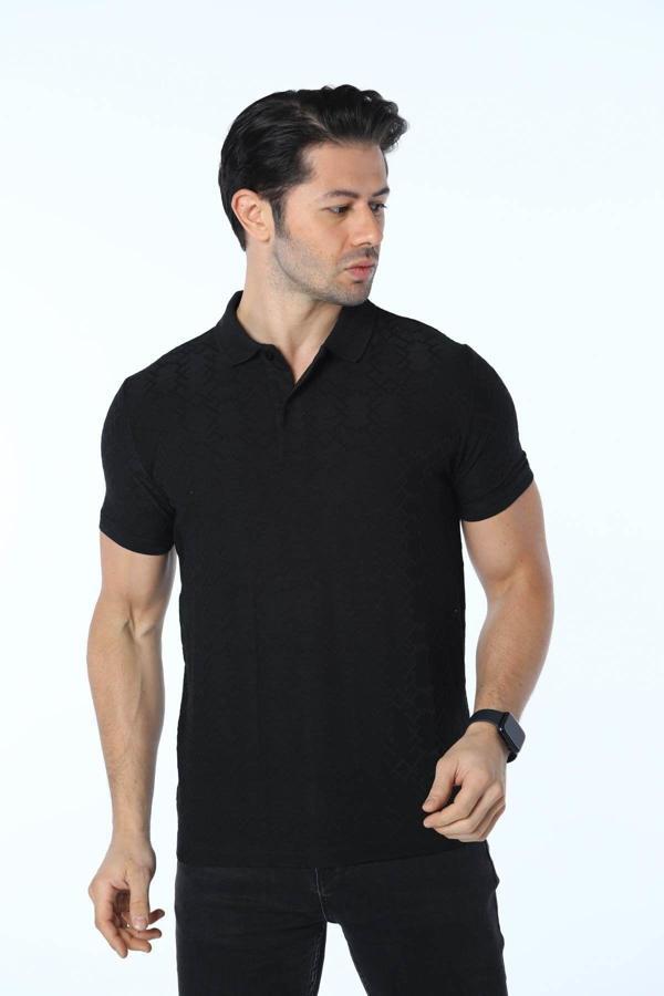 Rugatchi Jakarlı Polo Yaka T-Shirt - Image 1