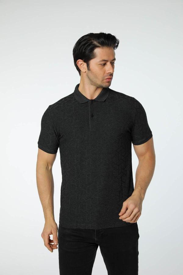 Rugatchi Jakarlı Polo Yaka T-Shirt - Image 1