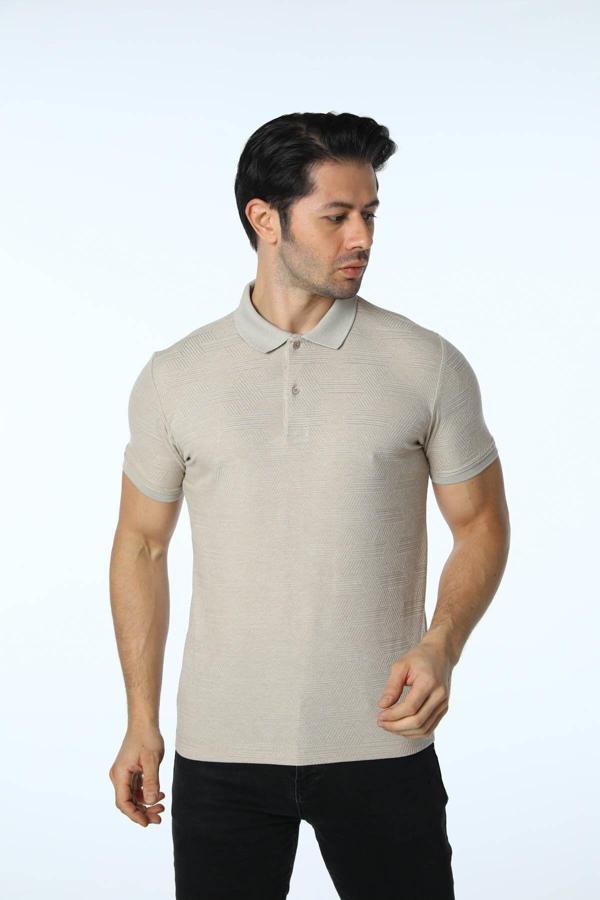 Rugatchi Jakarlı Polo Yaka T-Shirt - Image 1