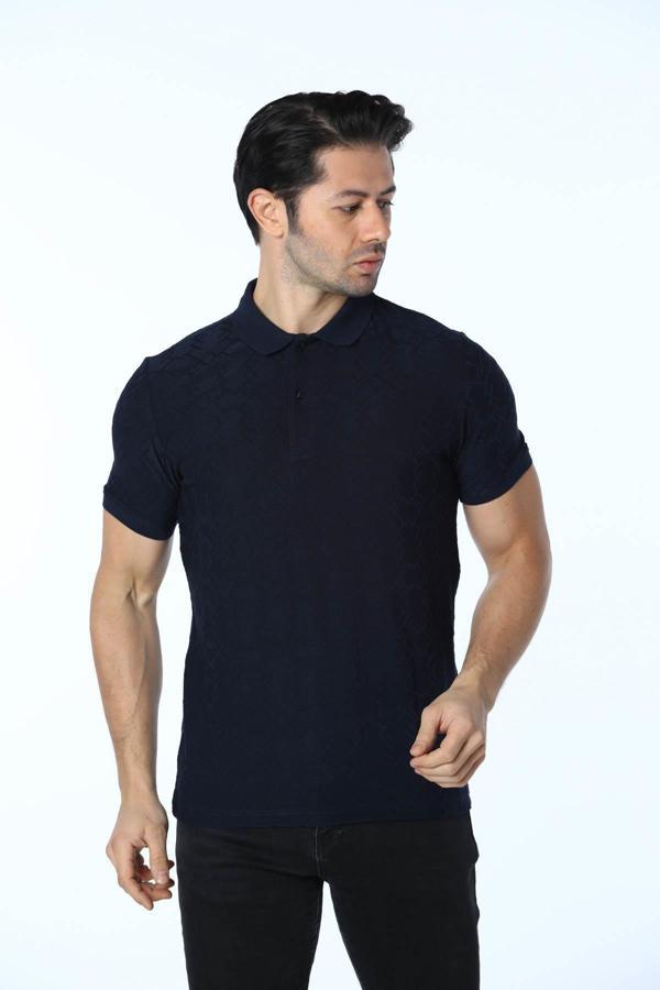 Rugatchi Jakarlı Polo Yaka T-Shirt - Image 1