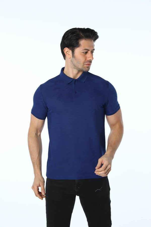Rugatchi Jakarlı Polo Yaka T-Shirt - Image 1