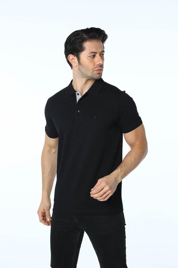 Rugatchi Büyük Beden Pike Polo Yaka T-Shirt - Image 1