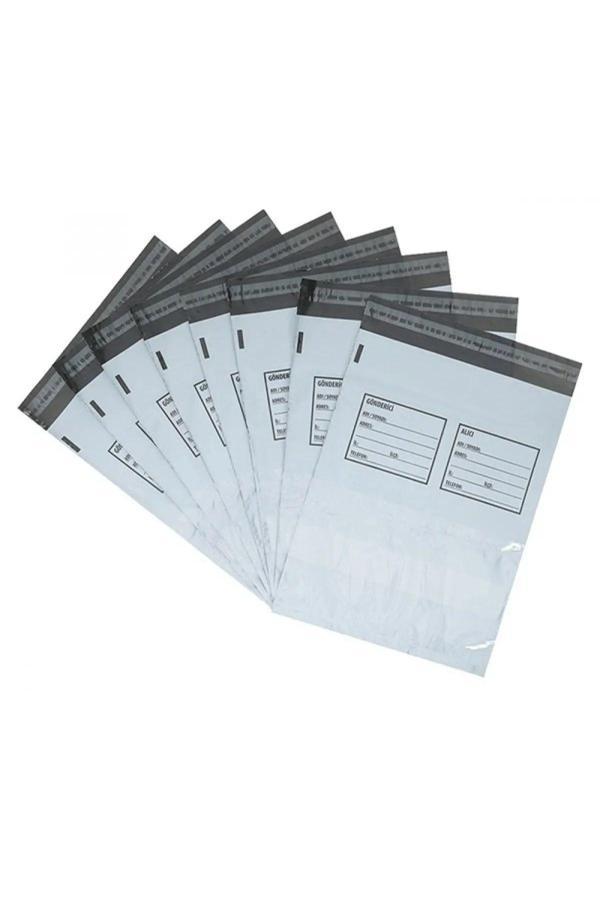 Almina 1500 Adet Kargo Poşeti, Orta Boy Cepli Kargo Torbası 30X37+5 Cm - 80 Mikron - Image 1
