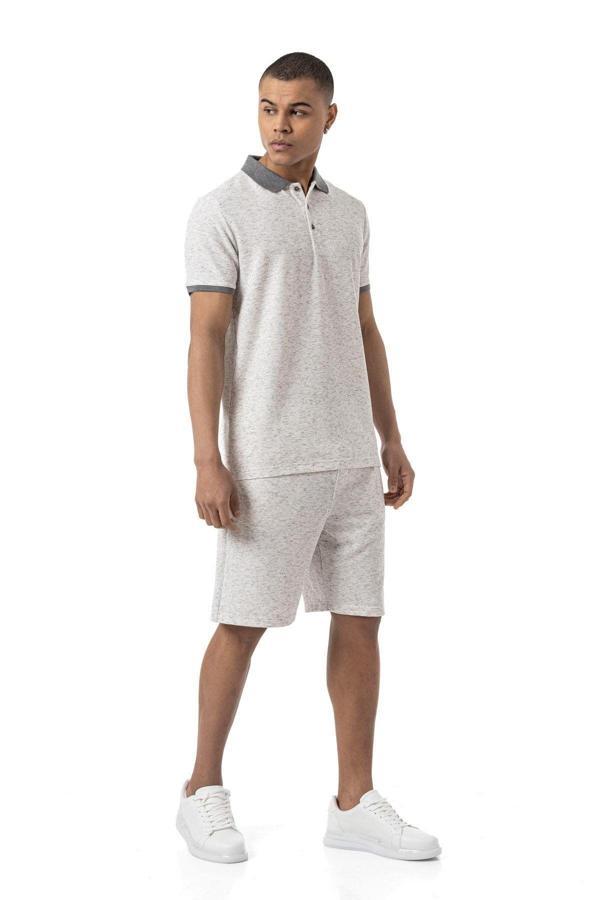 Rugatchi Şort Waffle Desen Rahat Kesim - Image 1