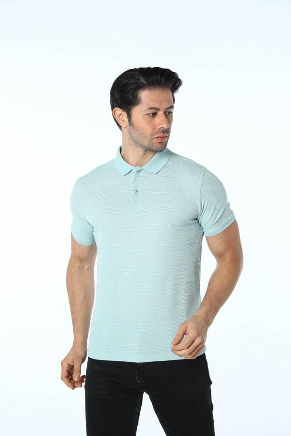 Rugatchi Jakarlı Polo Yaka T-Shirt - Image 1