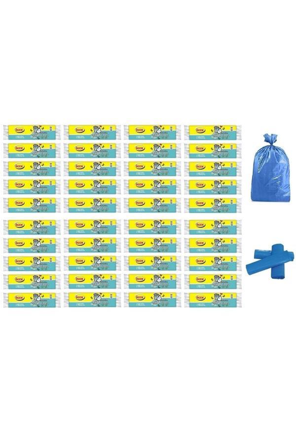 Ögem Battal Boy Çöp Poşeti 75X90 Cm 70 Lt 10'Lu Rulo 40 Paket - Image 1