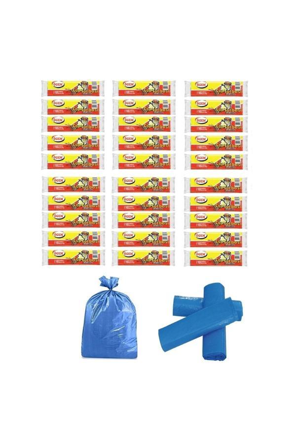 Ögem Büyük Boy Çöp Poşeti 65X80 Cm 50 Lt 10'Lu Rulo 30 Paket - Image 1