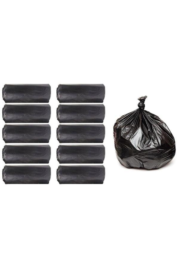 Eymarmarket Endüstriyel Battal Boy Çöp Poşeti 72X95 Cm 70 Lt 10'Lu Rulo 10 Paket - Image 1