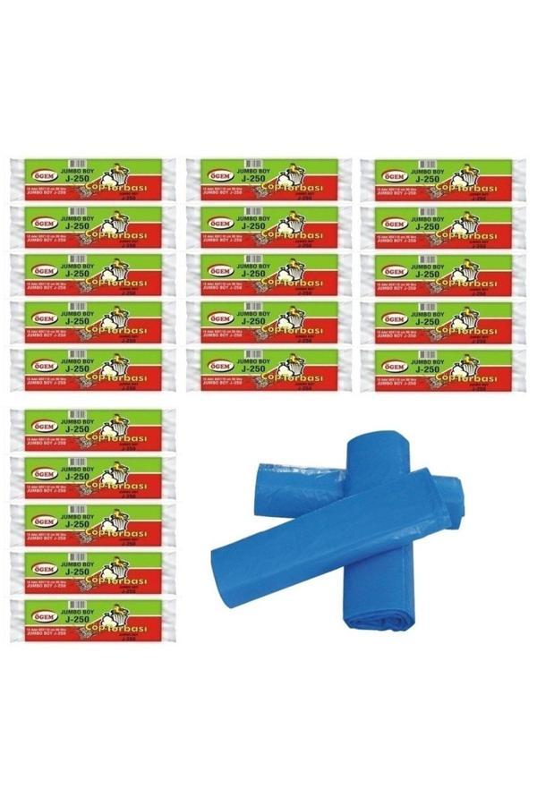 Ögem J-250 Jumbo Boy Çöp Poşeti 80X110 Cm 90 Lt 10'Lu Rulo 20 Paket - Image 1