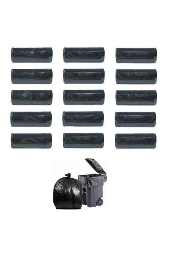 Eymarmarket Hantal Boy Ağır Hizmet Çöp Torbası 100X150 Cm 10 Lu Rulo 15 Paket - Image 1