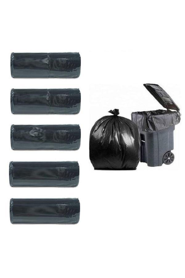 Eymarmarket Hantal Boy Ağır Hizmet Çöp Torbası 100X150 Cm 10'Lu Rulo 5 Paket - Image 1