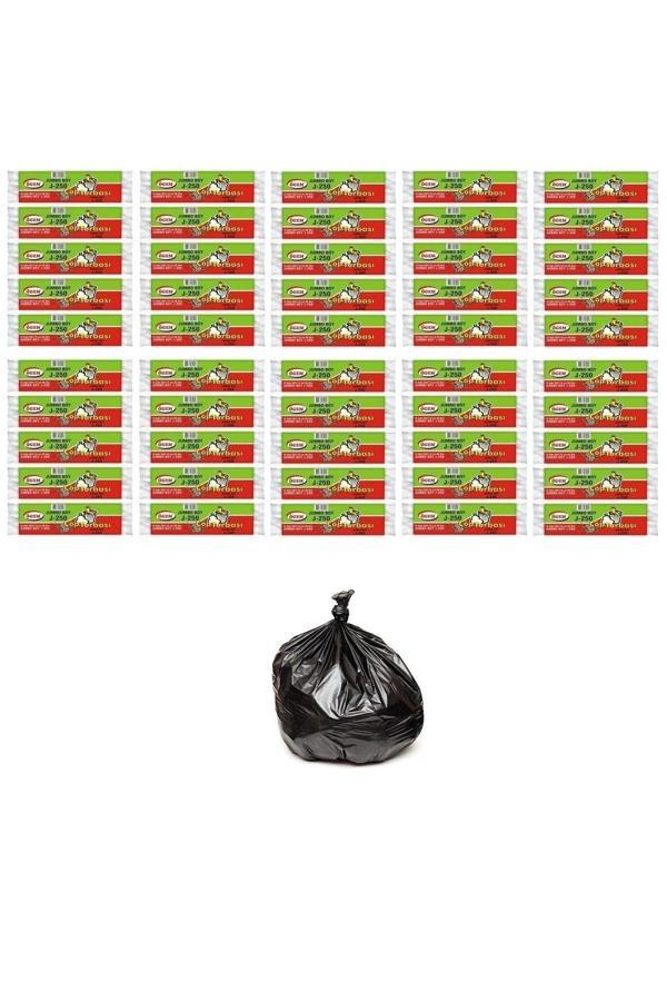 Ögem J-250 Jumbo Boy Çöp Poşeti 80X110 Cm 90 Lt 10'Lu Rulo 50 Paket - Image 1