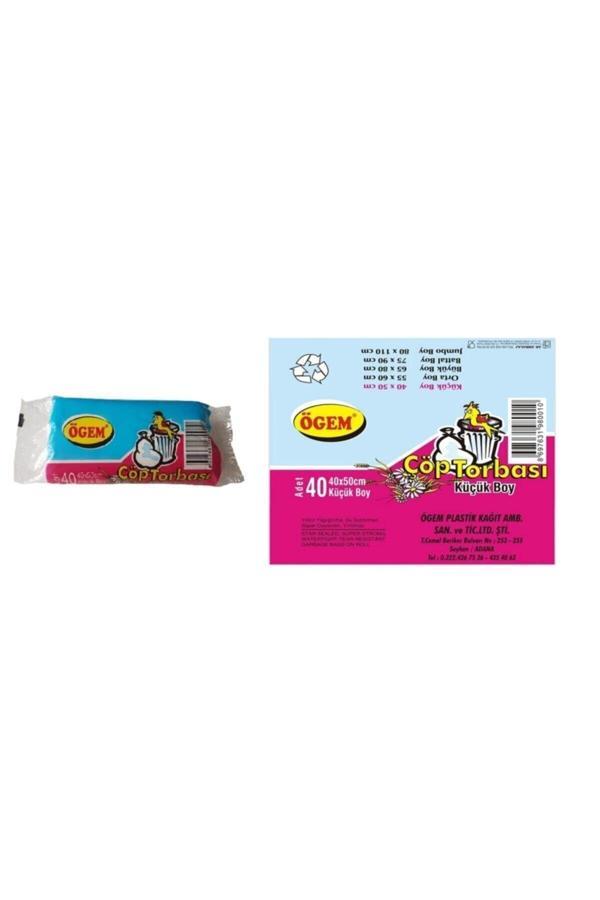 Ögem Küçük Boy Çöp Poşeti 40X50 Cm 10 Lt 40 Lı Rulo X 10 Paket - Image 1