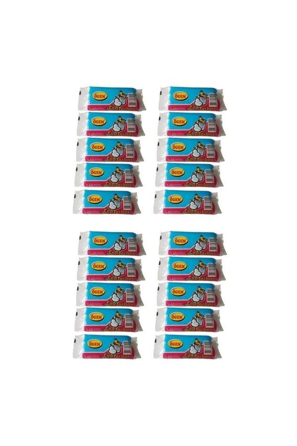 Ögem Küçük Boy Çöp Poşeti 40X50 Cm 10 Lt 40'Lı Rulo 20 Paket - Image 1