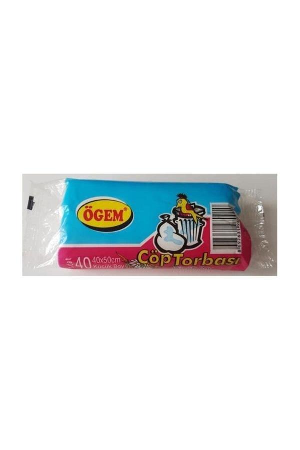 Ögem Küçük Boy Çöp Torbası 5 Adet Şeffaf 40 X 50 Cm 40 Lı Rulo - Image 1
