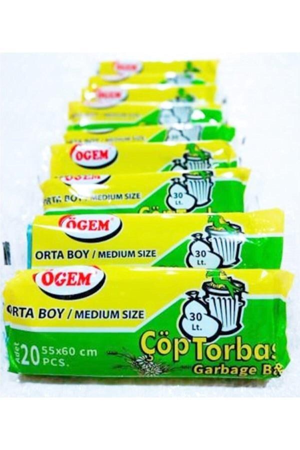Ögem Orta Boy Çöp Torbası Poşeti 55 X 60 Mavi 1000 Adet - Image 1